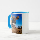 Mug Une vache jersiaise curieuse (Devant gauche)