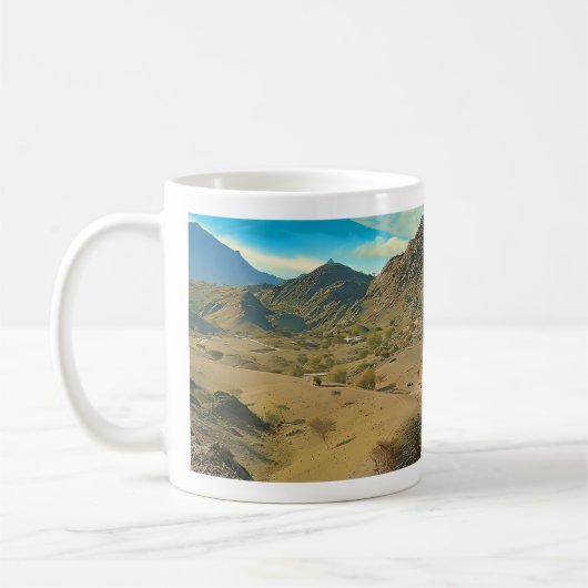 Mug Une vallée désertique sereine (Gauche)