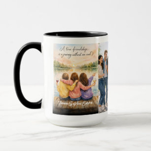 Mug Une véritable amitié Fête de l'amitié Inspiran