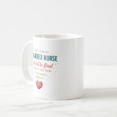 Mug Une véritable infirmière autorisée exceptionnelle (Devant gauche)