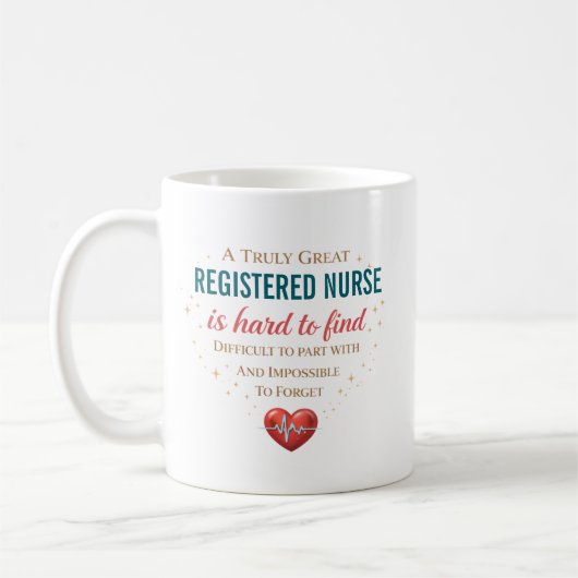 Mug Une véritable infirmière autorisée exceptionnelle (Gauche)