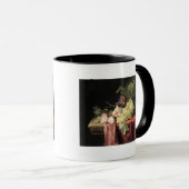 Mug Une vie immobile avec des raisins, prunes (Devant droit)