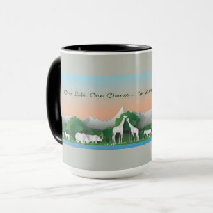 Mug Une vie.... Une chance, de sauver notre planète