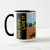 MUG UNE VIE. VIVE-LE. (Gauche)