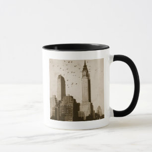 Mug Une volée de voler d'oiseaux