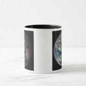 Mug Une vue complète de la Terre montrant les données  (Centre)
