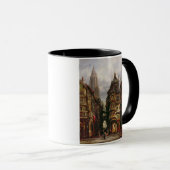 Mug Une vue dans le quart juif, Francfort, 1877 (huile (Devant droit)