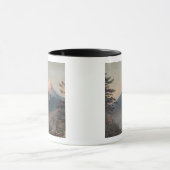 Mug Une vue de bâti Fusiyama avec des figures dans le (Centre)