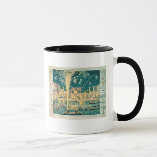 Mug Une vue des feux d'artifice et des illuminations (Droite)