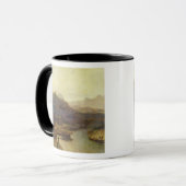 Mug Une vue en Chine : Cultivation de l'usine de thé, (Devant gauche)