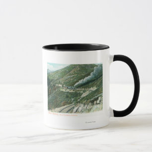 Mug Une vue ferroviaire PittoresqueMt. Tamalpais, Cali