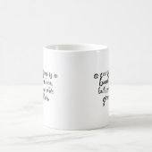 Mug "Une zone de confort est un bel endroit..." Phrase (Centre)