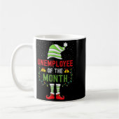 Mug Unemployee Of The Month Funny Unemployed Christmas (Gauche)