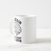 Mug Unhinged - Mon Cerveau A Trop De Tabs Open Sticker (Devant gauche)