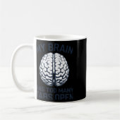 Mug Unhinged - Mon Cerveau A Trop De Tabulations Ouver (Gauche)
