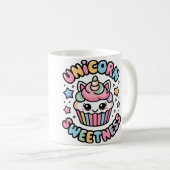 Mug Unicorn Cupcake Sweetness Magical Treats Lover (Devant droit)