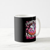 Mug Unicorn Donut Besoin Valentine Funny Anti-Valentin (Devant droit)