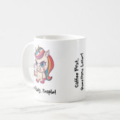 Mug Unicorn en colère (Devant gauche)