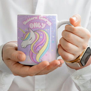 Mug Unicorn Energy Only Pink Kids Musique en céramique