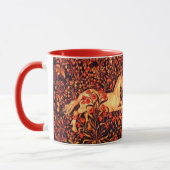 Mug UNICORN ET CERFS, FLEURS, ANIMAUX FORESTIERS Flora (Gauche)