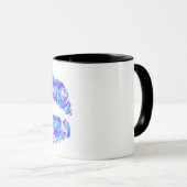 Mug UNICORN Iridescente Purple Foil Métallurgique KISS (Devant droit)