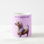 Mug Unicorn pourpre Dachshund (Centre)