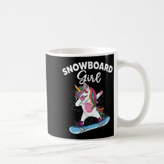Mug Unicorn Snowboard Ski Dabbing Unicorn Snowbo