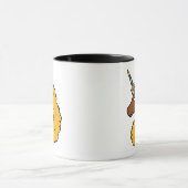 Mug Unicorne Afro Jaune (Centre)