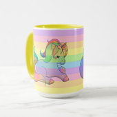 Mug Unicorne arc-en-ciel (Devant gauche)
