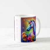 Mug Unicorne arc-en-ciel (Devant droit)