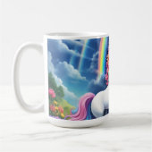 Mug Unicorne arc-en-ciel une (Gauche)