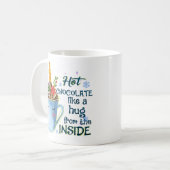 Mug Unicorne au chocolat chaud | Cosy Unicorn Winter (Devant gauche)