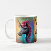 Mug Unicorne avec Mane rose (Gauche)
