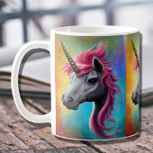 Mug Unicorne avec Mane rose