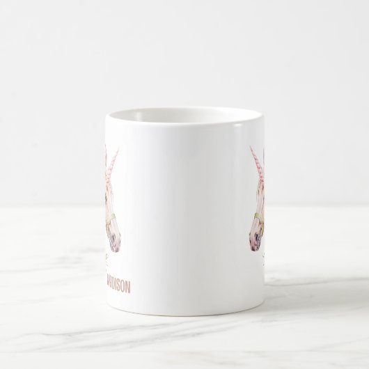 Mug Unicorne avec Roses (Centre)