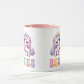 Mug Unicorne Besties Meilleurs Amis Pour Toujours (Centre)