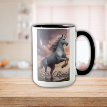 Unicorne blanche Mystique personnalisée