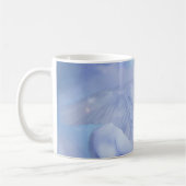 Mug Unicorne bleue avec ailes imaginaire (Gauche)