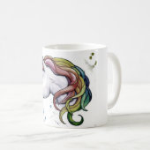 Mug Unicorne couleur de l'eau (Devant droit)