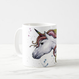 Mug Unicorne couleur de l'eau