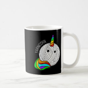 Mug Unicorne d'art de fils amusant - Photo Crochet de 