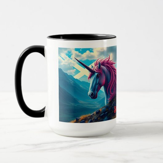 Mug Unicorne d'Écosse (Gauche)