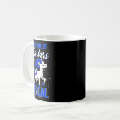 Mug Unicorne du guerrier de sensibilisation (Devant gauche)