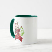 Mug Unicorne magique de Noël (Devant gauche)