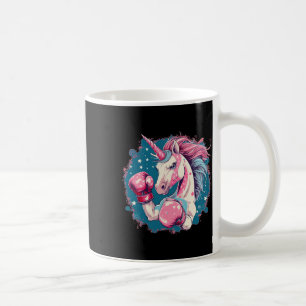 Mug Unicorne rose drôle avec gants en boîte 1