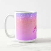 Mug Unicorne rose Lavender Glittery (Gauche)
