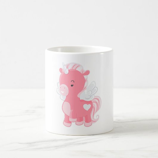 Mug Unicorne rose mignonne