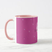 Mug Unicorne rose or (Gauche)