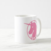 Mug Unicorne rose Zombie (Devant droit)