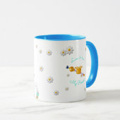 Mug Unicorne Turquoise avec Couronne et Scepter (Devant droit)